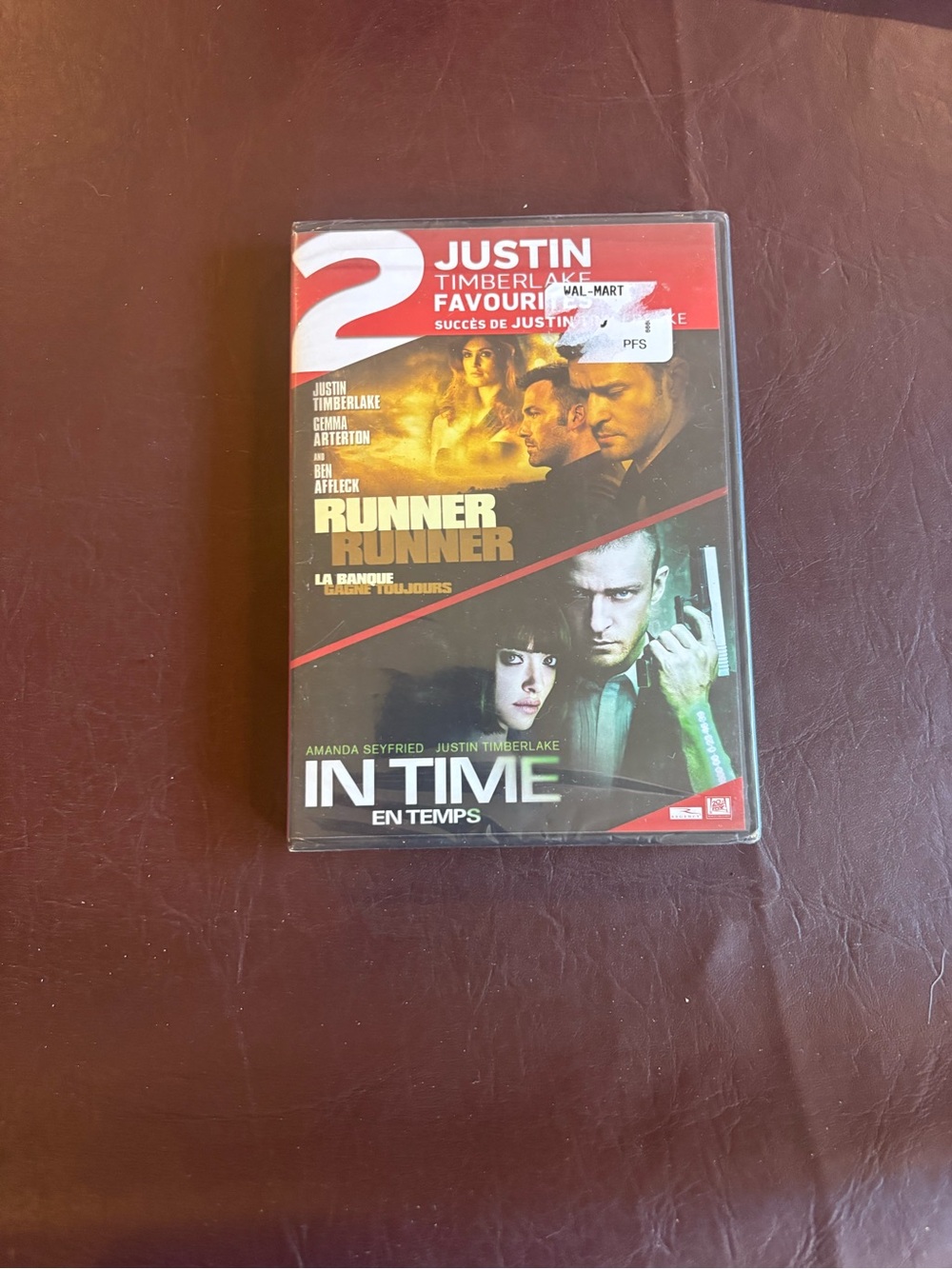 🎬DVD’s 8 for $25 In Time / Runner Runner DVD - Justin Timberlake